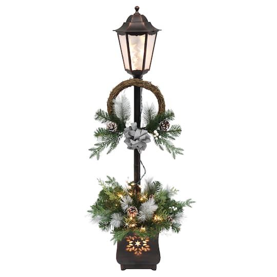 4ft Pre Lit Christmas Lamp Post Michaels Pre Lit Christmas Lamp Post